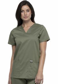 Top by Cherokee Uniforms, Style: WW620-OLV